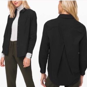 Lululemon Flannel button down shirt